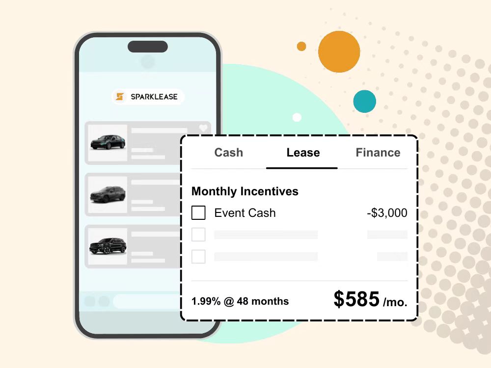 SparkLease mobile app promo