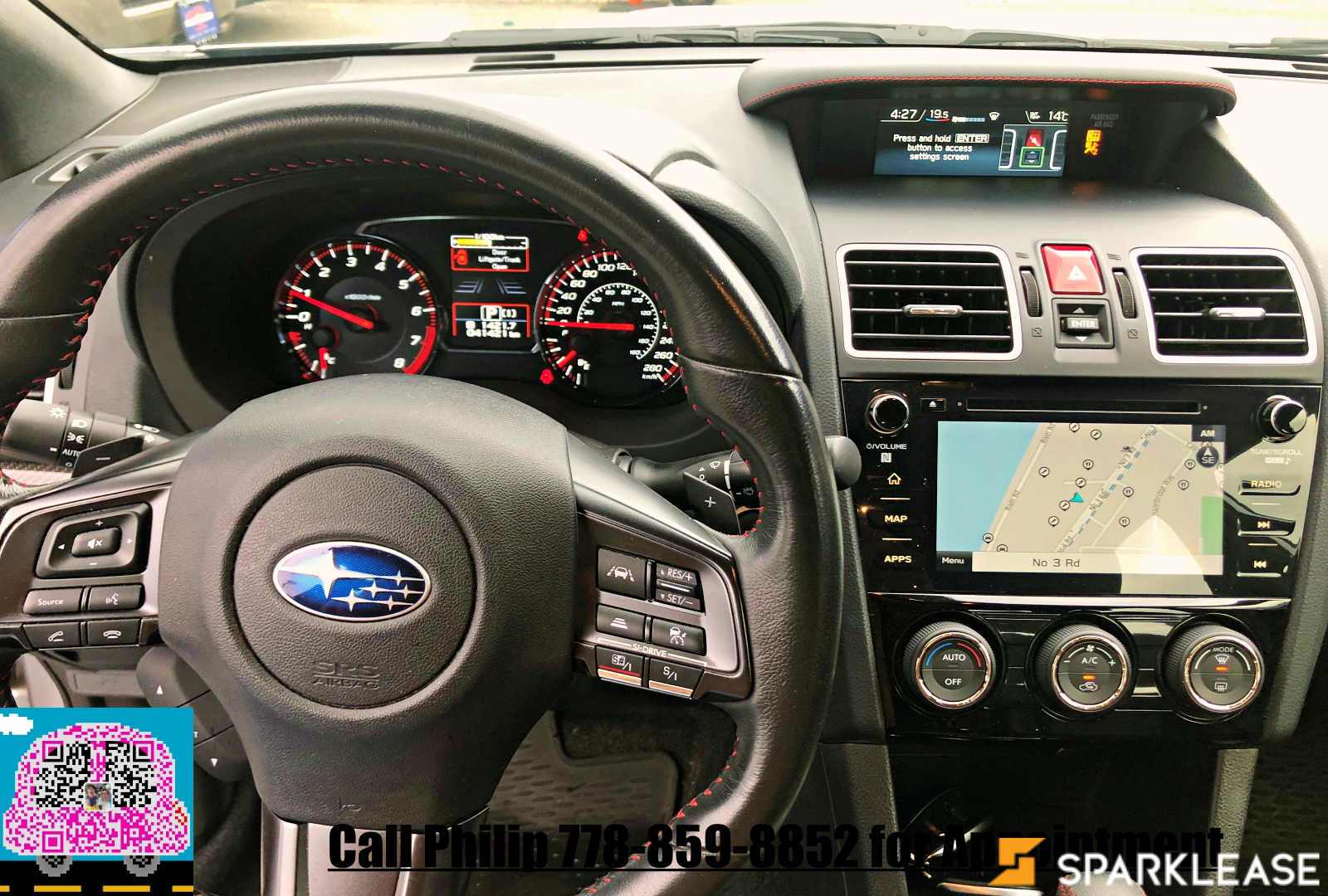 2019 Subaru WRX Sport-tech CVT w/EyeSight Pkg, 温哥华, 全款车