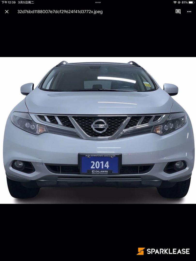 2014 Nissan Murano AWD 4dr Platinum, 温哥华, 五大行Finance估价
