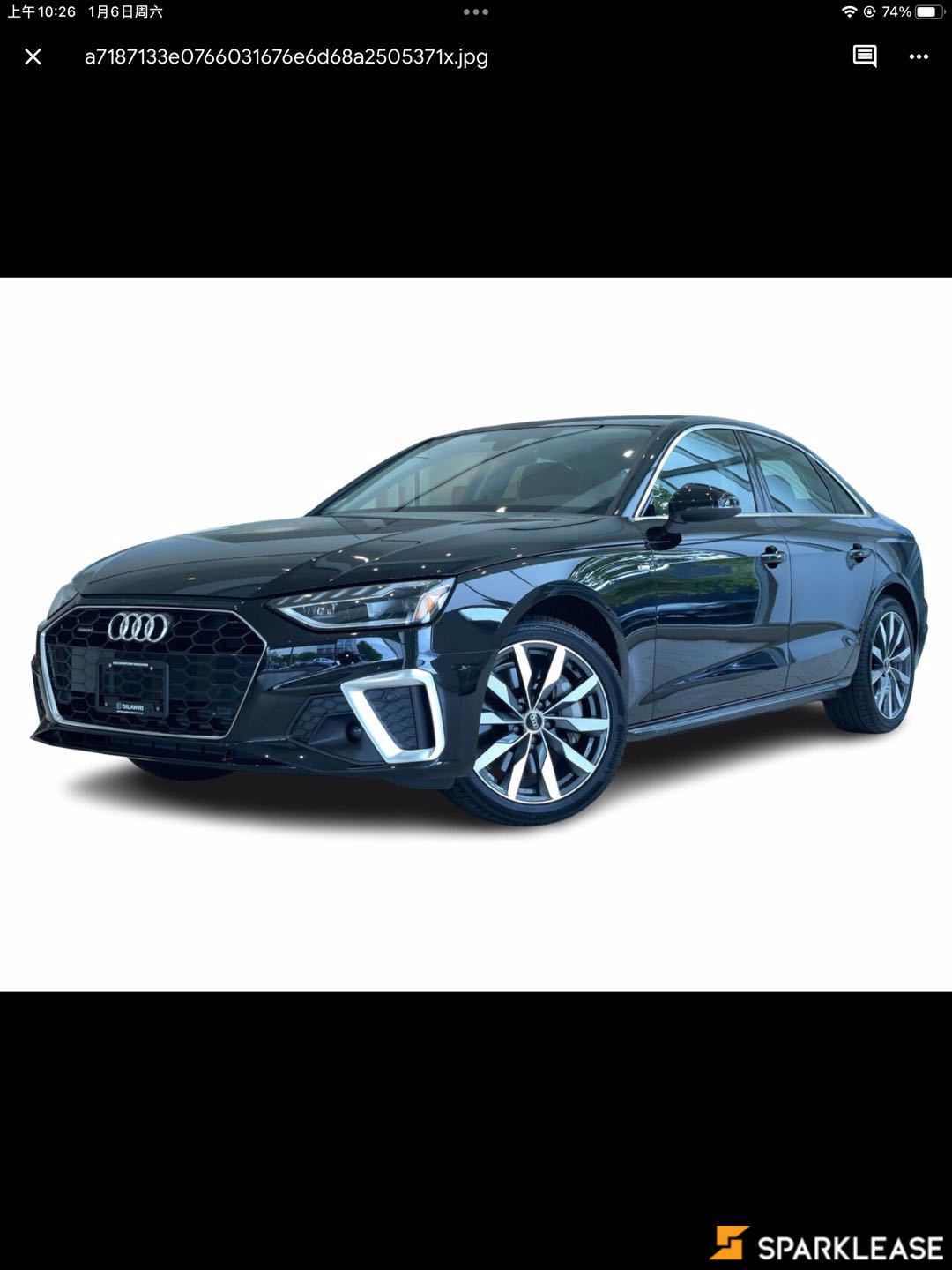 2023 Audi A4 Sedan Progressiv 45 TFSI quattro, 温哥华, 五大行Finance估价