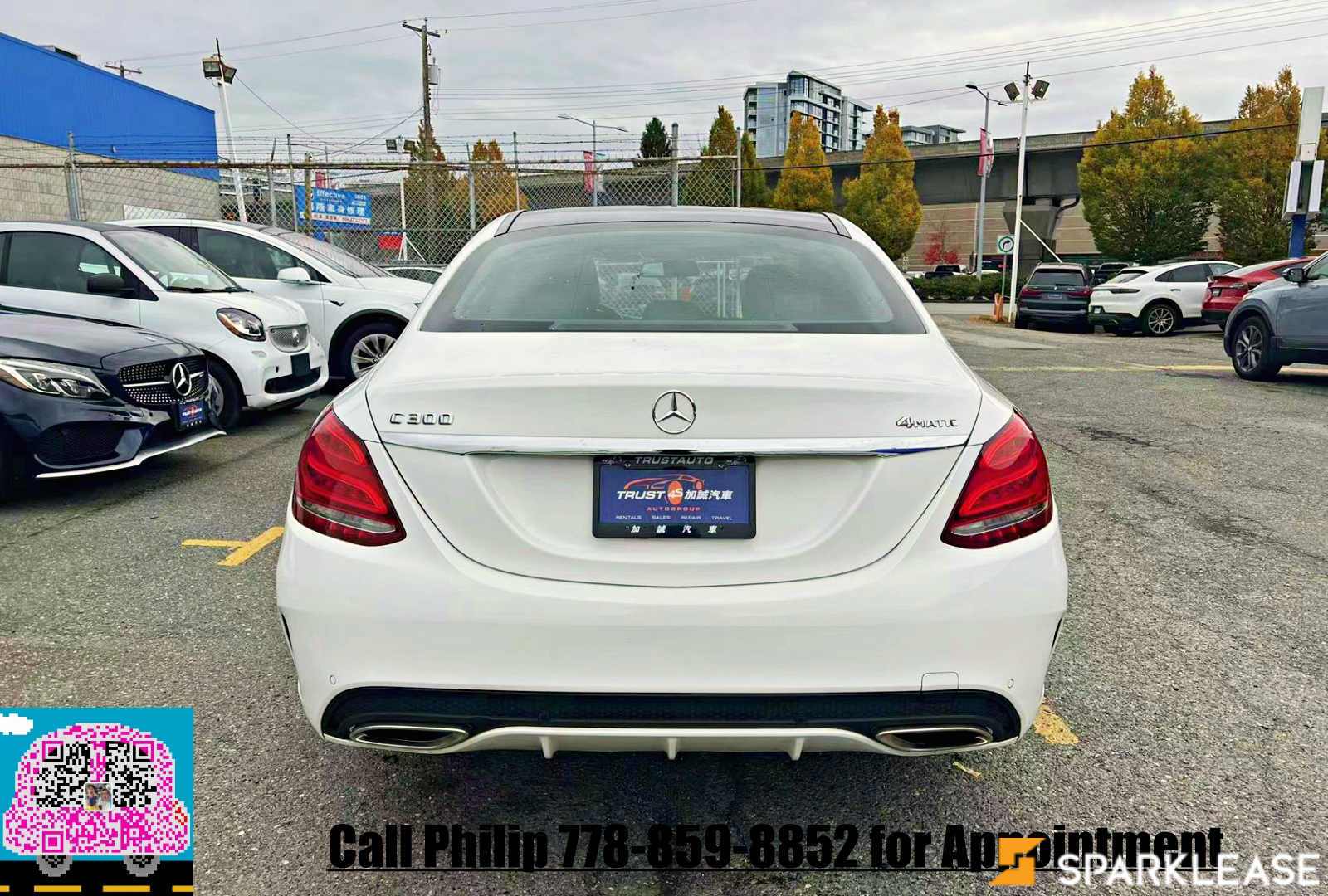 2016 Mercedes-Benz  C-Class  4dr Sdn C 300 4MATIC , 温哥华, 全款车