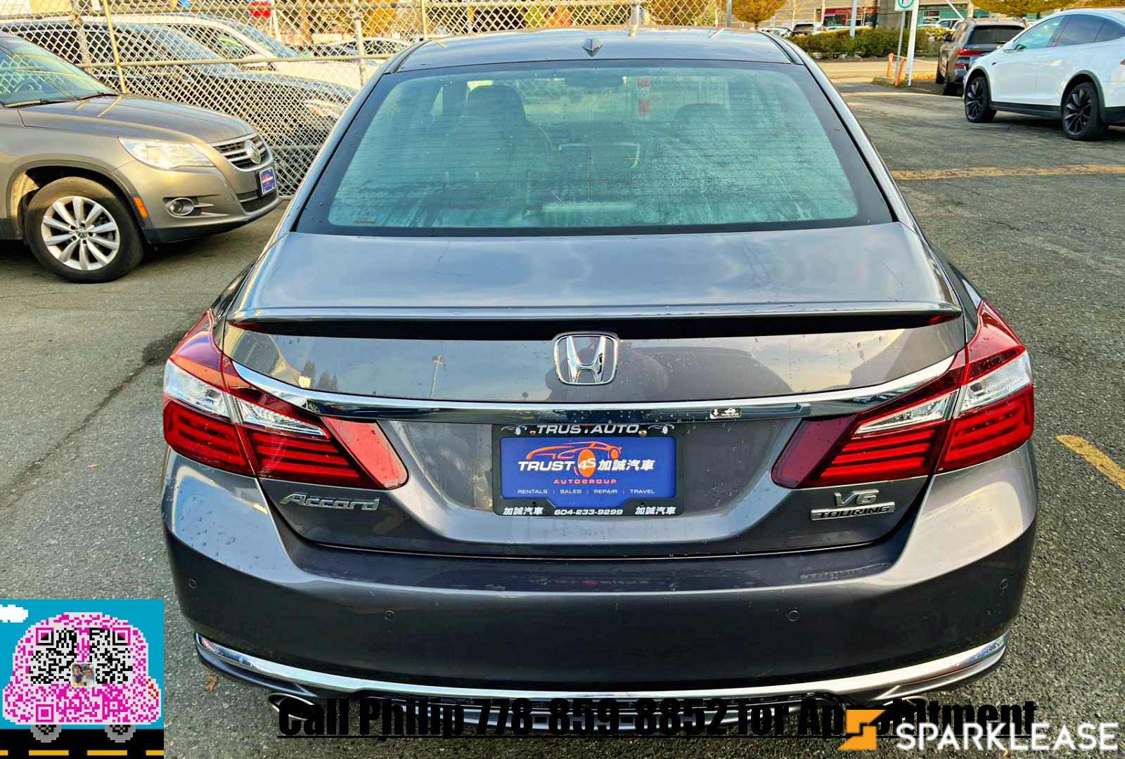 2017 Honda Accord Sedan 4dr V6 Auto Touring, 温哥华, 五大行Finance估价