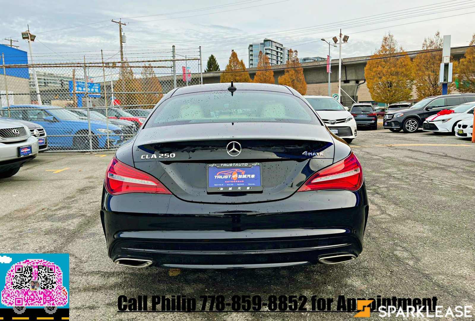 2017 Mercedes-Benz CLA 4dr Sdn CLA 250 4MATIC, 温哥华, 五大行Finance估价