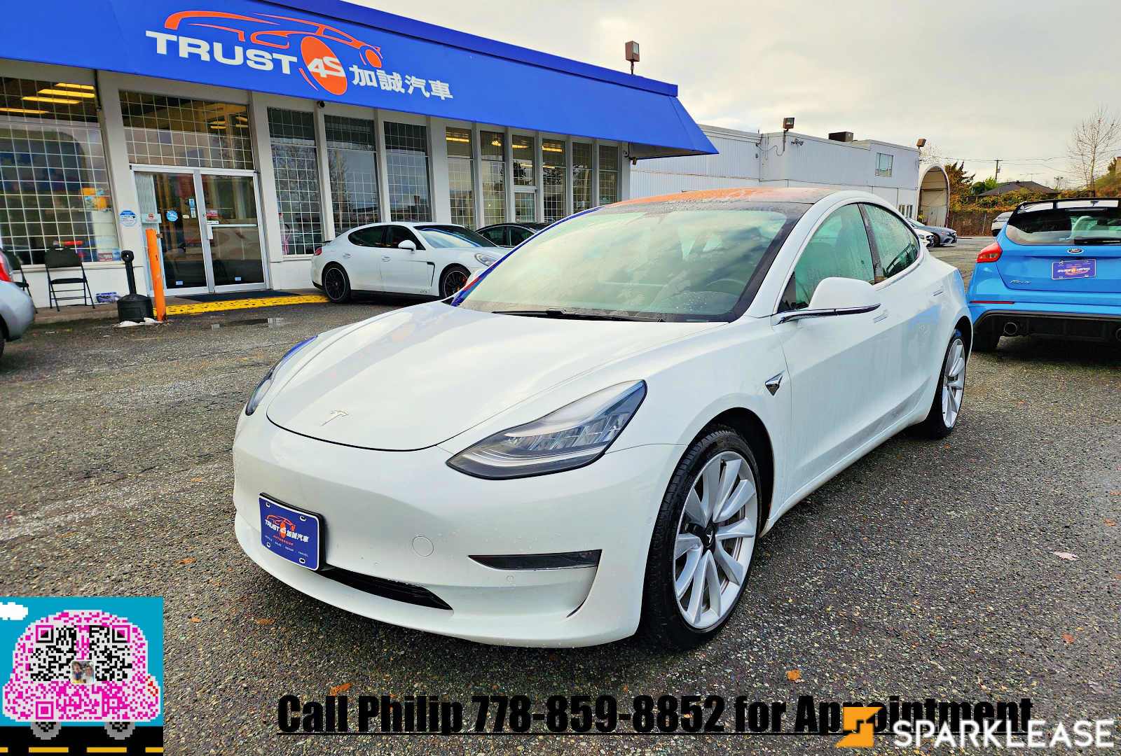 2018 Tesla Model 3 Dual Motors AWD, 温哥华, 五大行Finance估价