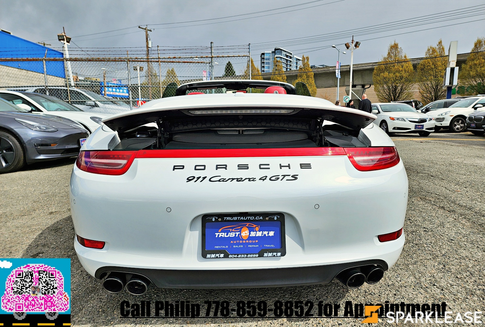 2015 Porsche 911 4 GTS 開盤版, Vancouver, Cash