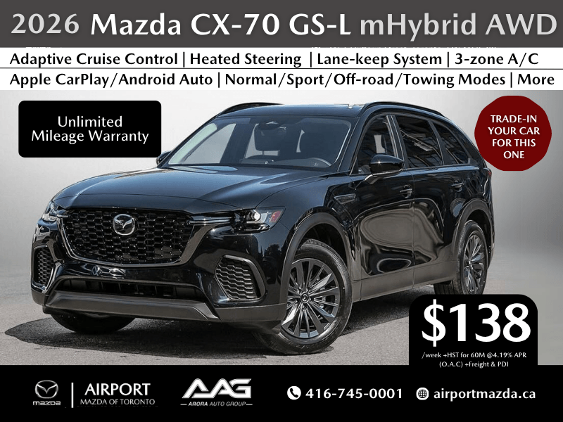 2026 Mazda CX-70 Mild Hybrid GS-L
