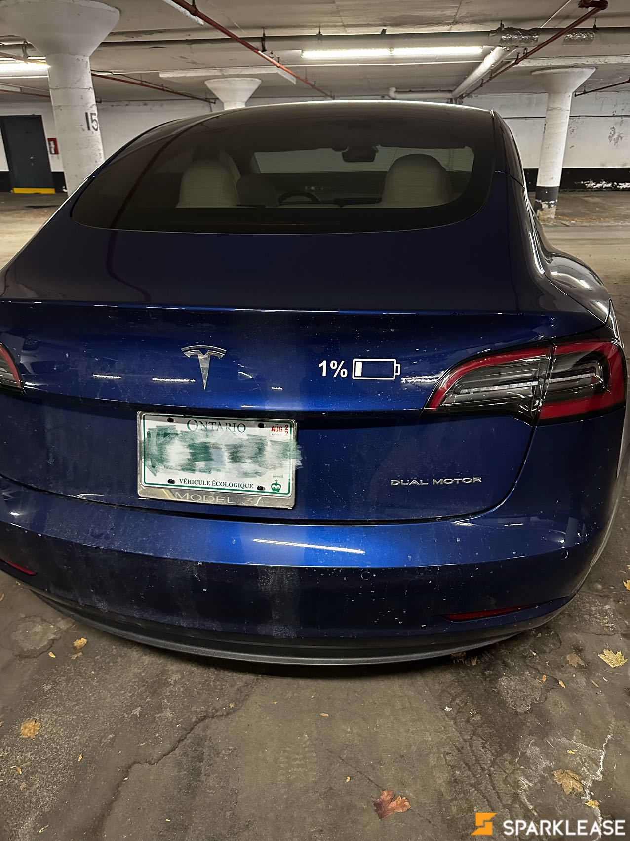 2021 Tesla Model 3 Long Range AWD, Toronto, Lease Transfer