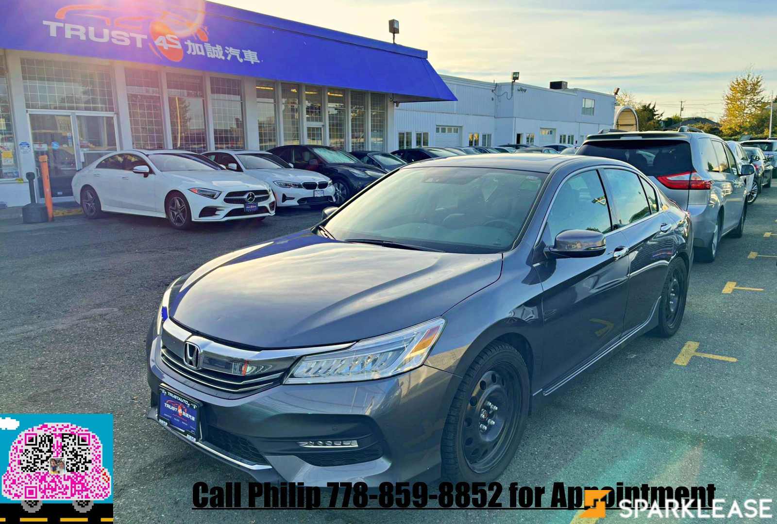 2017 Honda Accord Sedan 4dr V6 Auto Touring, 温哥华, 五大行Finance估价