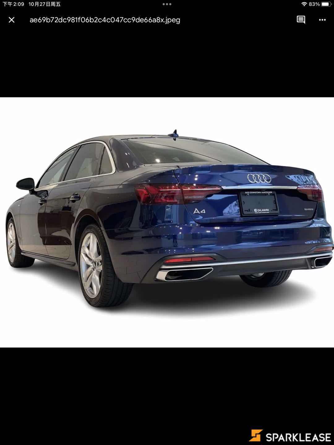 2020 Audi A4 Sedan Technik 2.0 TFSI quattro, Vancouver, Finance Quote Provided