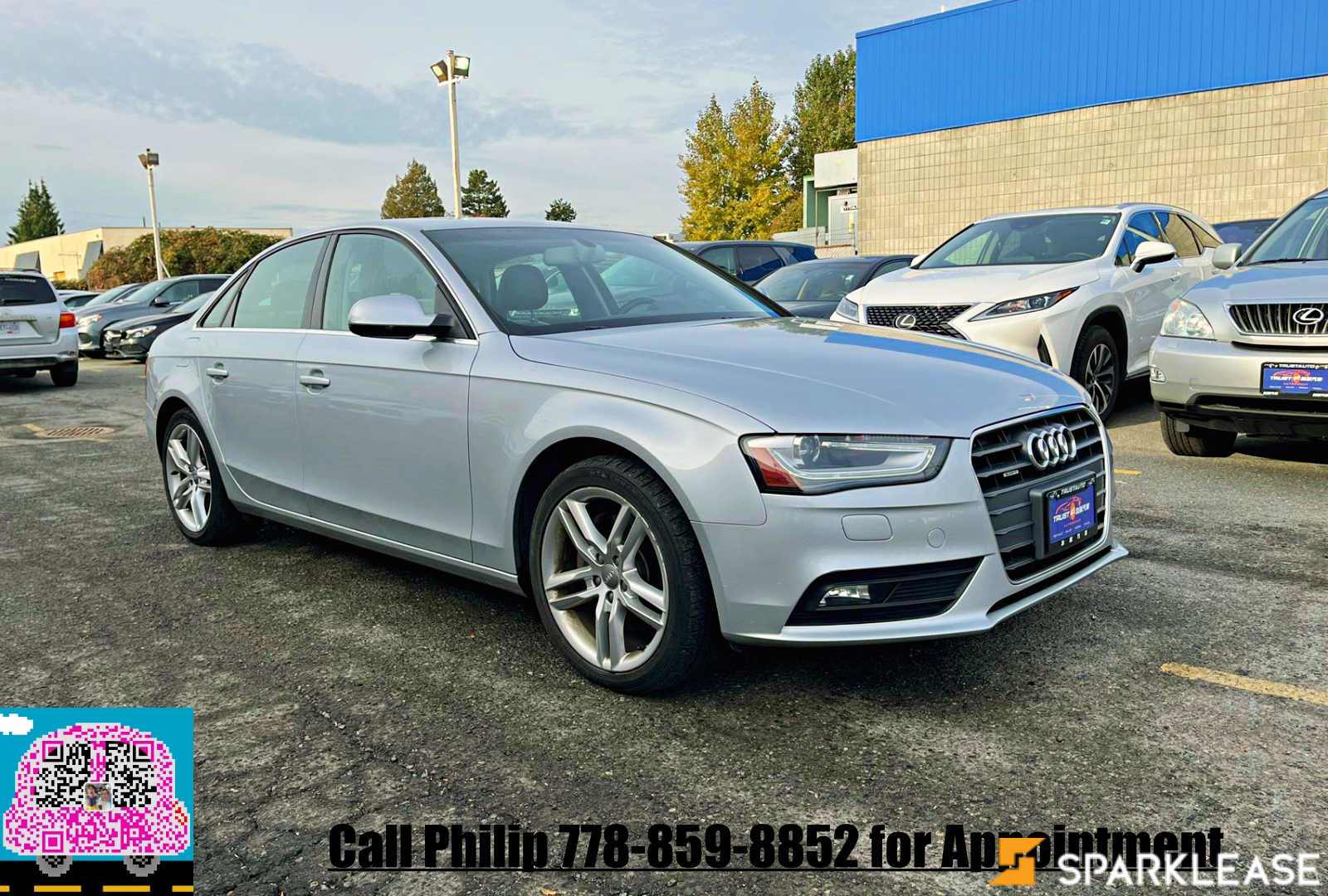 2013 Audi  A4  4dr Sdn Auto Premium Plus quattro , Vancouver, Finance Quote Provided