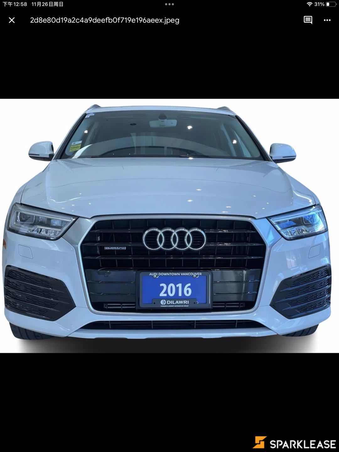 2016 Audi Q3 quattro 4dr 2.0T Technik, Vancouver, Finance Quote Provided