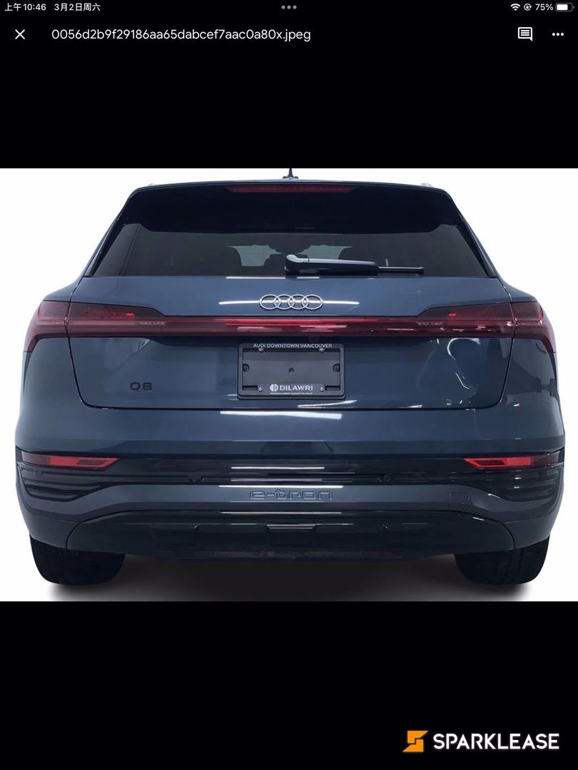 2024 Audi Q8 e-tron quattro, 温哥华, 五大行Finance估价