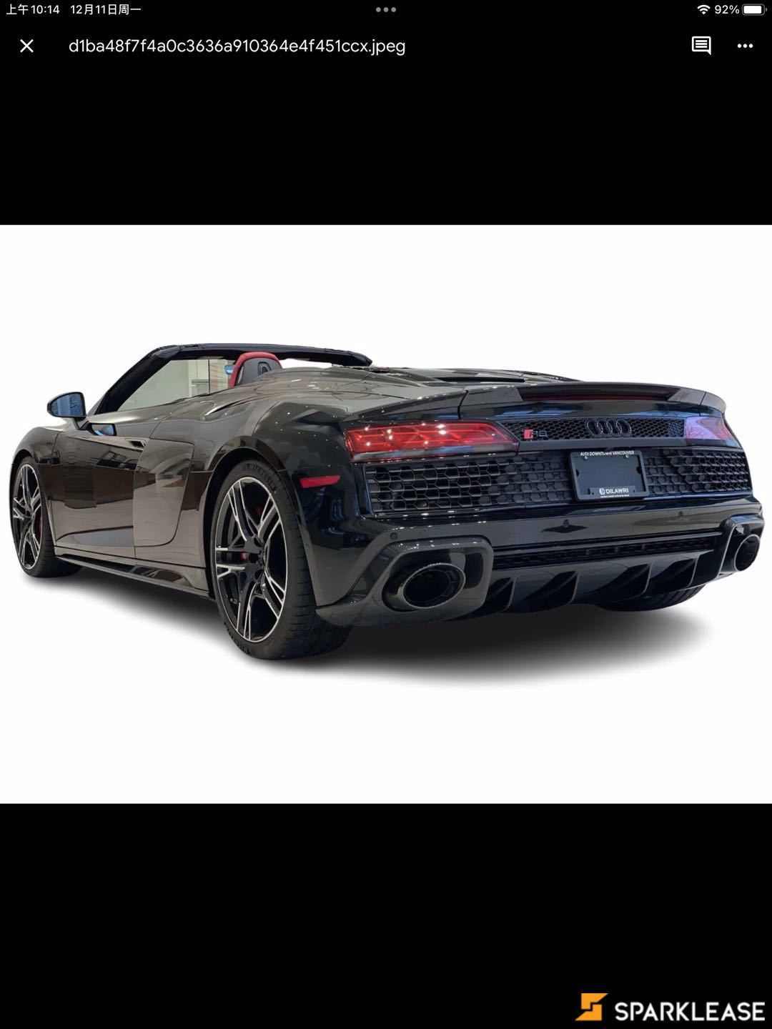 2023 Audi R8 Spyder V10 performance quattro, Vancouver, Finance Quote Provided