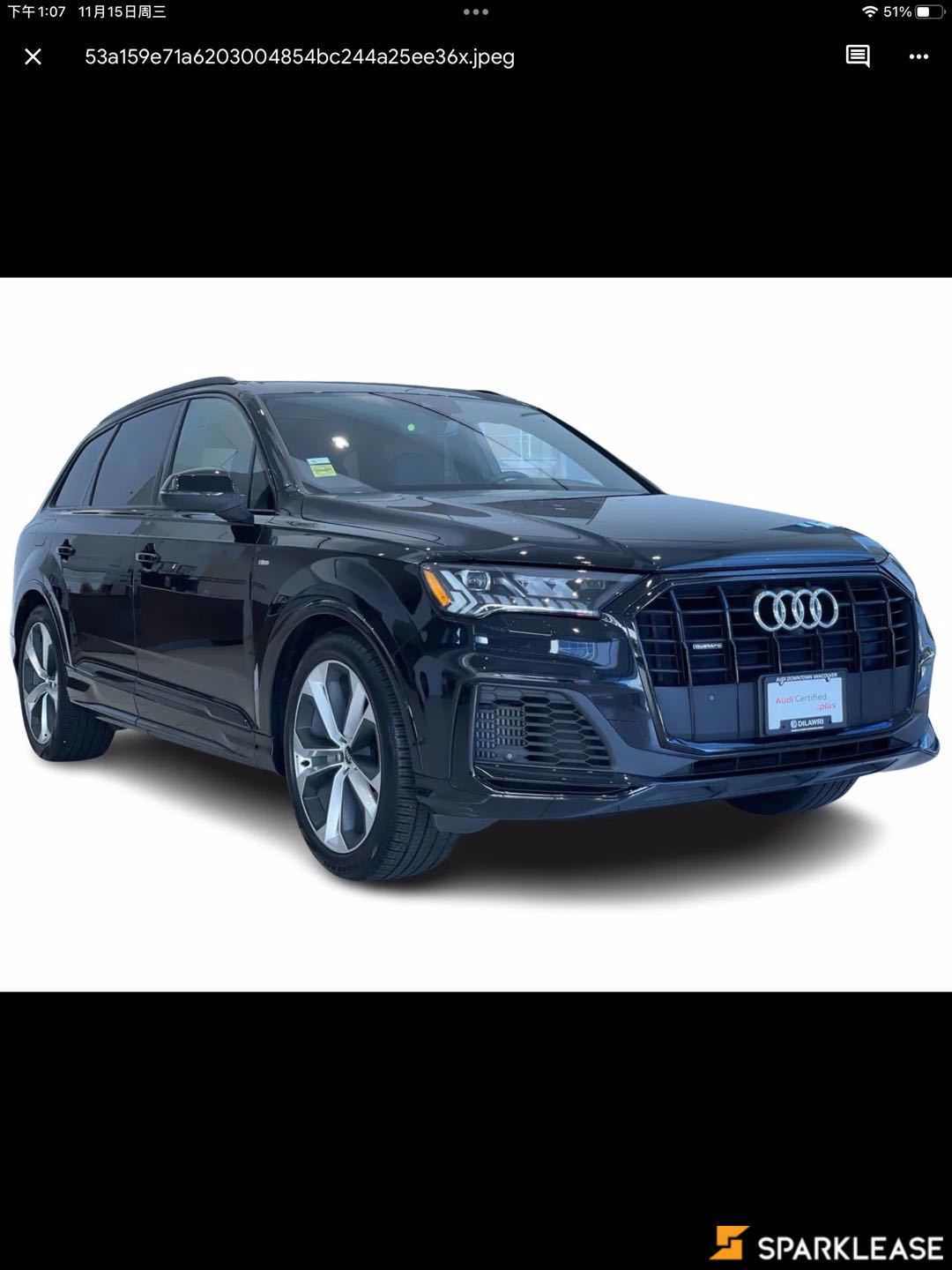 2021 Audi Q7 Technik 55 TFSI quattro, 温哥华, 原厂Finance方案