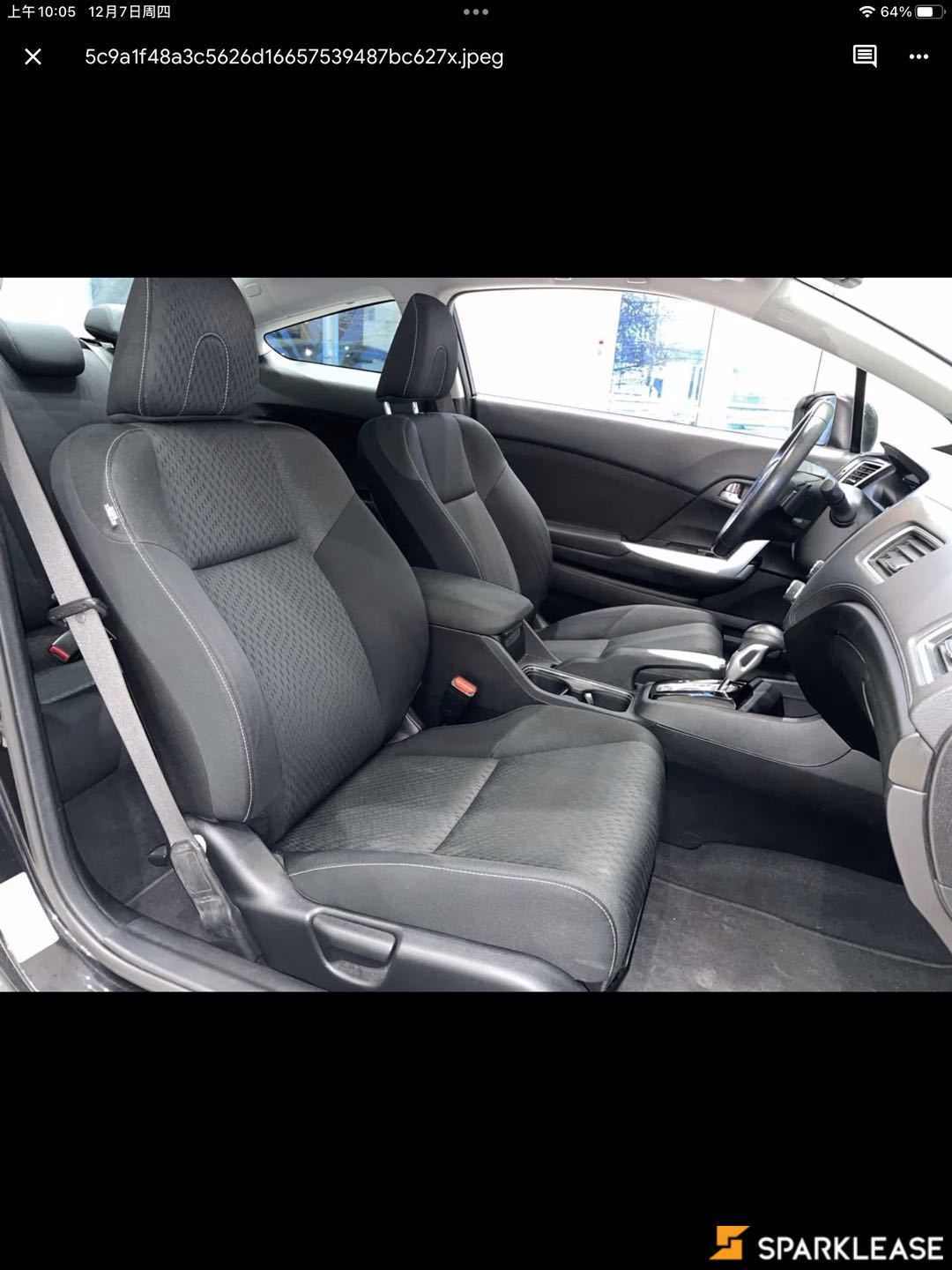 2015 Honda Civic Coupe 2dr CVT EX, 温哥华, 五大行Finance估价