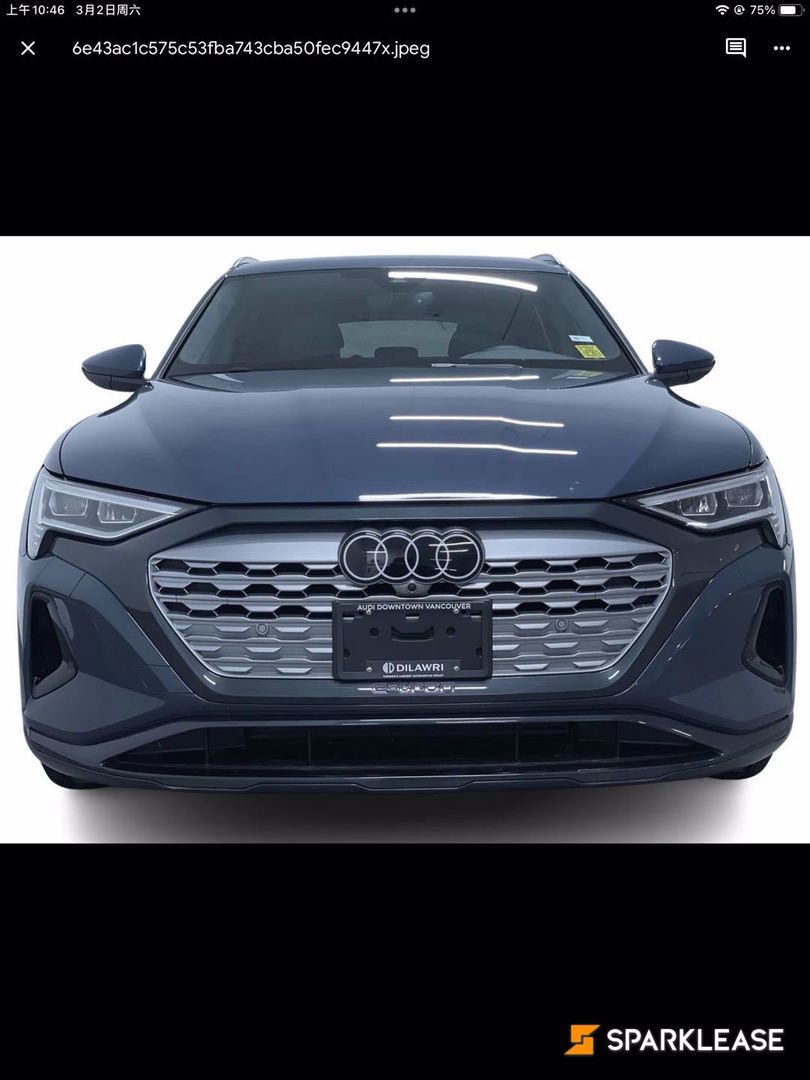 2024 Audi Q8 e-tron quattro, 温哥华, 五大行Finance估价