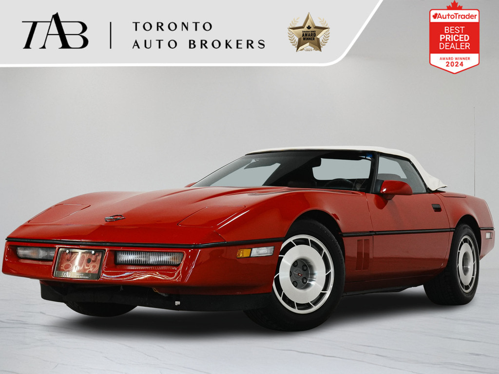 1987 Chevrolet Corvette CONVERTIBLE   LOW KMS