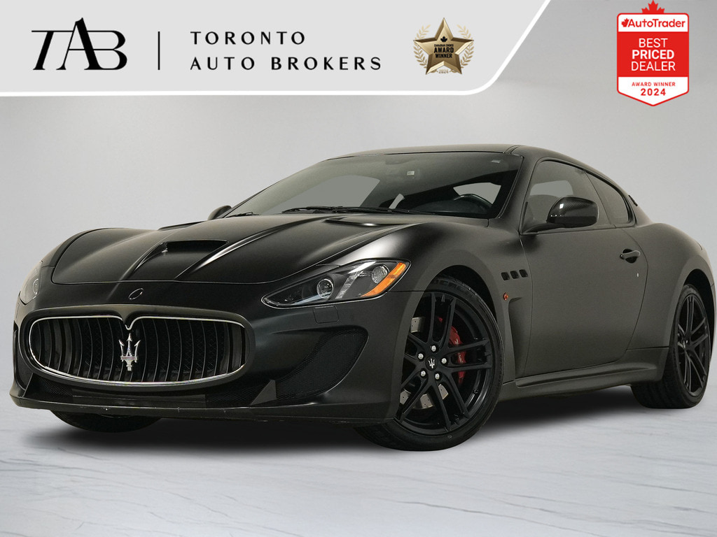 2017 Maserati Granturismo MC   MATTE BLACK   CARBON FIBER