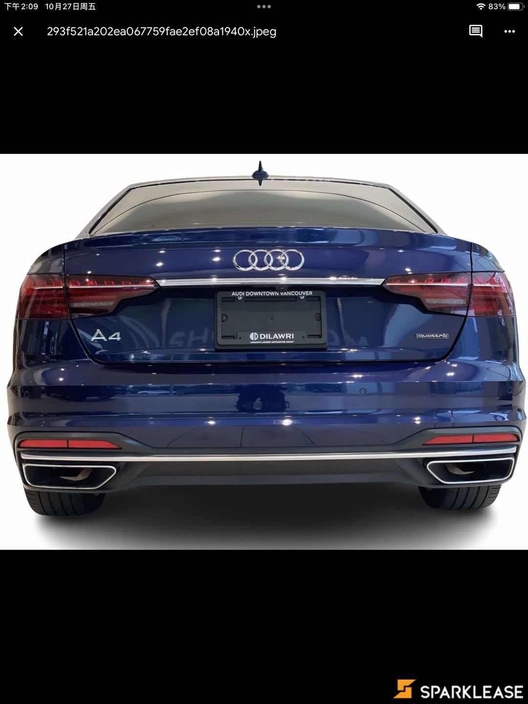 2020 Audi A4 Sedan Technik 2.0 TFSI quattro, Vancouver, Finance Quote Provided