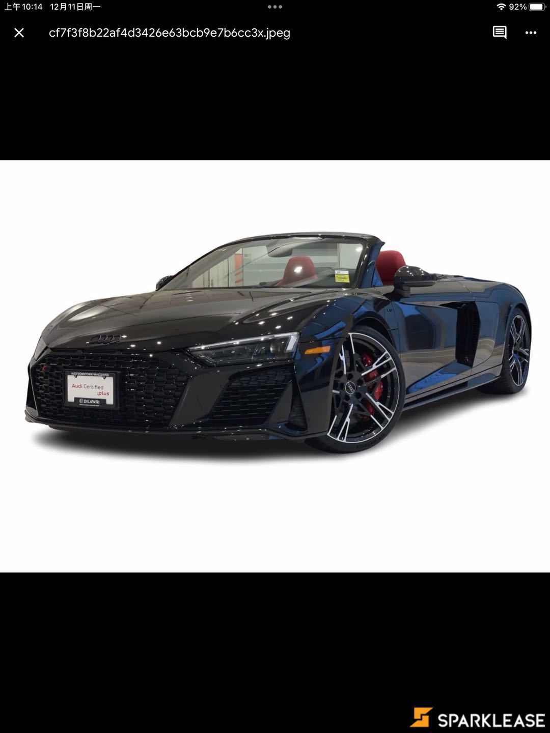 2023 Audi R8 Spyder V10 performance quattro, Vancouver, Finance Quote Provided