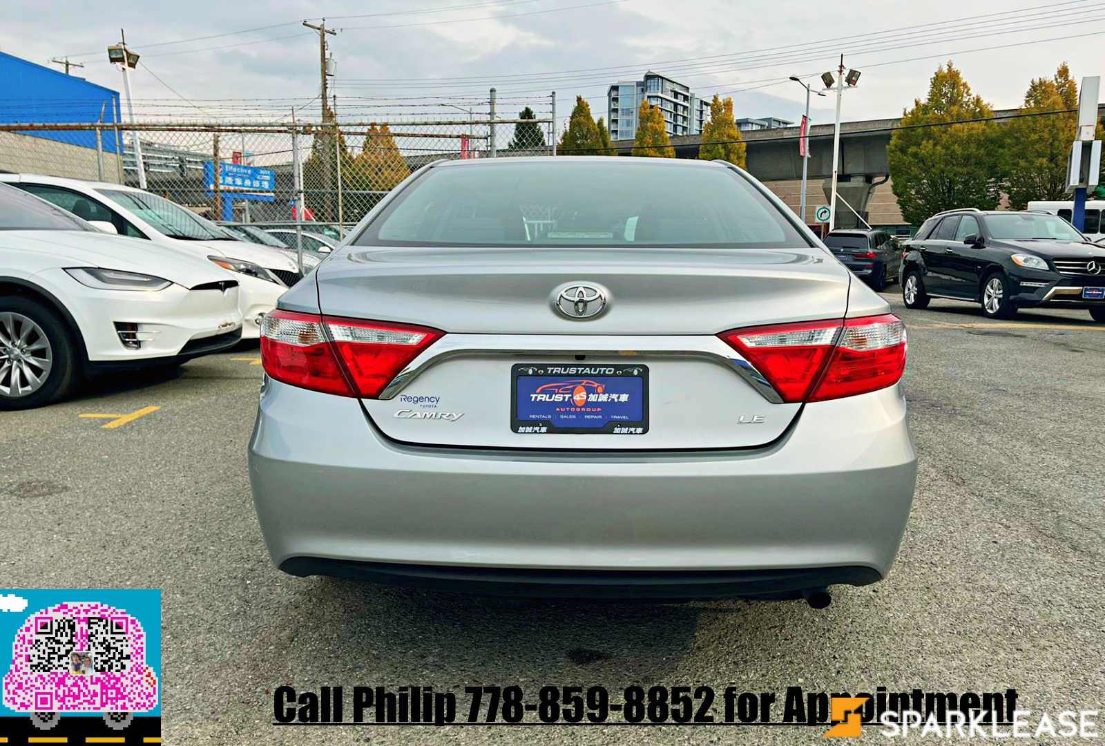 2016 Toyota Camry 4dr Sdn I4 Auto LE, 温哥华, 全款车