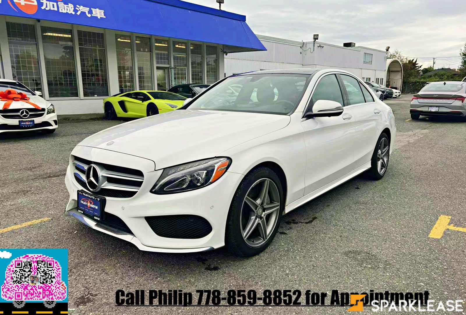 2016 Mercedes-Benz  C-Class  4dr Sdn C 300 4MATIC , 温哥华, 全款车