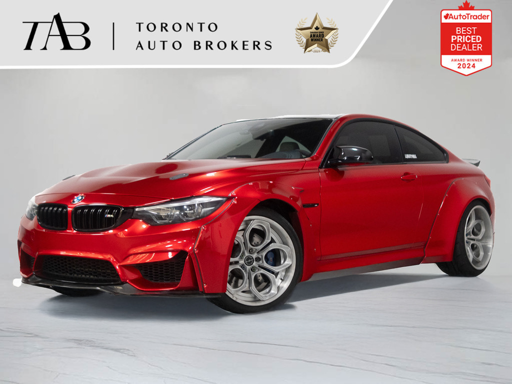 2017 BMW M4 COUPE WIDEBODY AIR SUSPENSION LOTS OF MODS