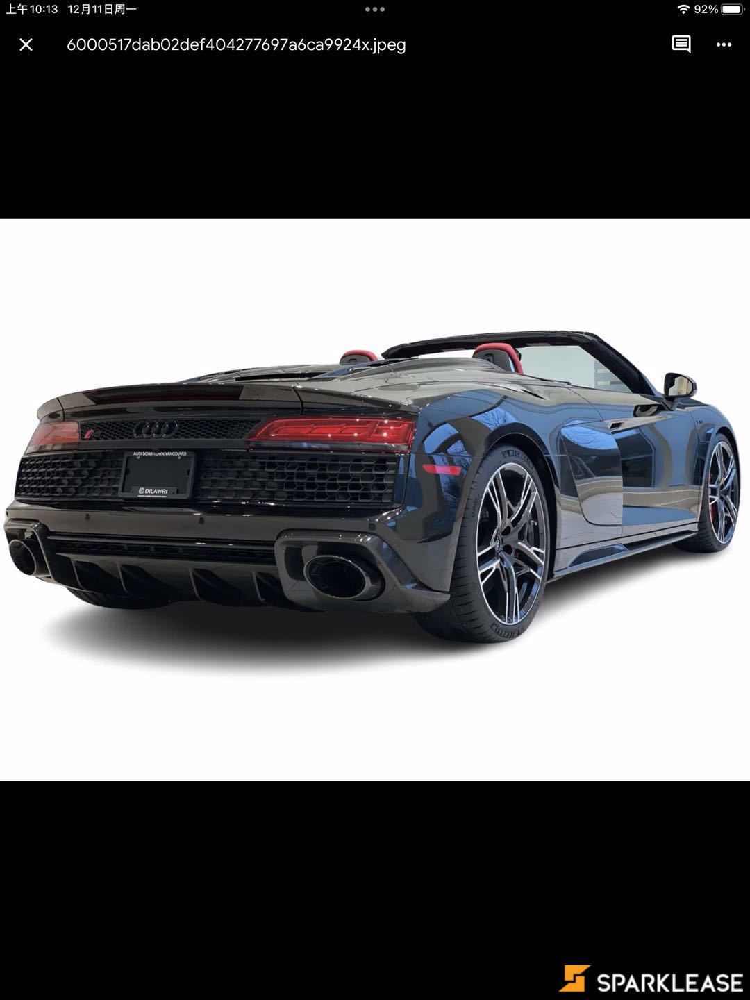 2023 Audi R8 Spyder V10 performance quattro, Vancouver, Finance Quote Provided