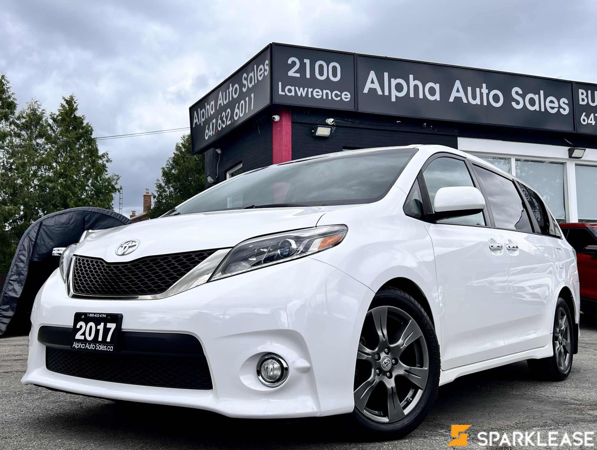2017 Toyota  Sienna  5dr SE 8-Pass FWD , 多伦多, 五大行Finance估价