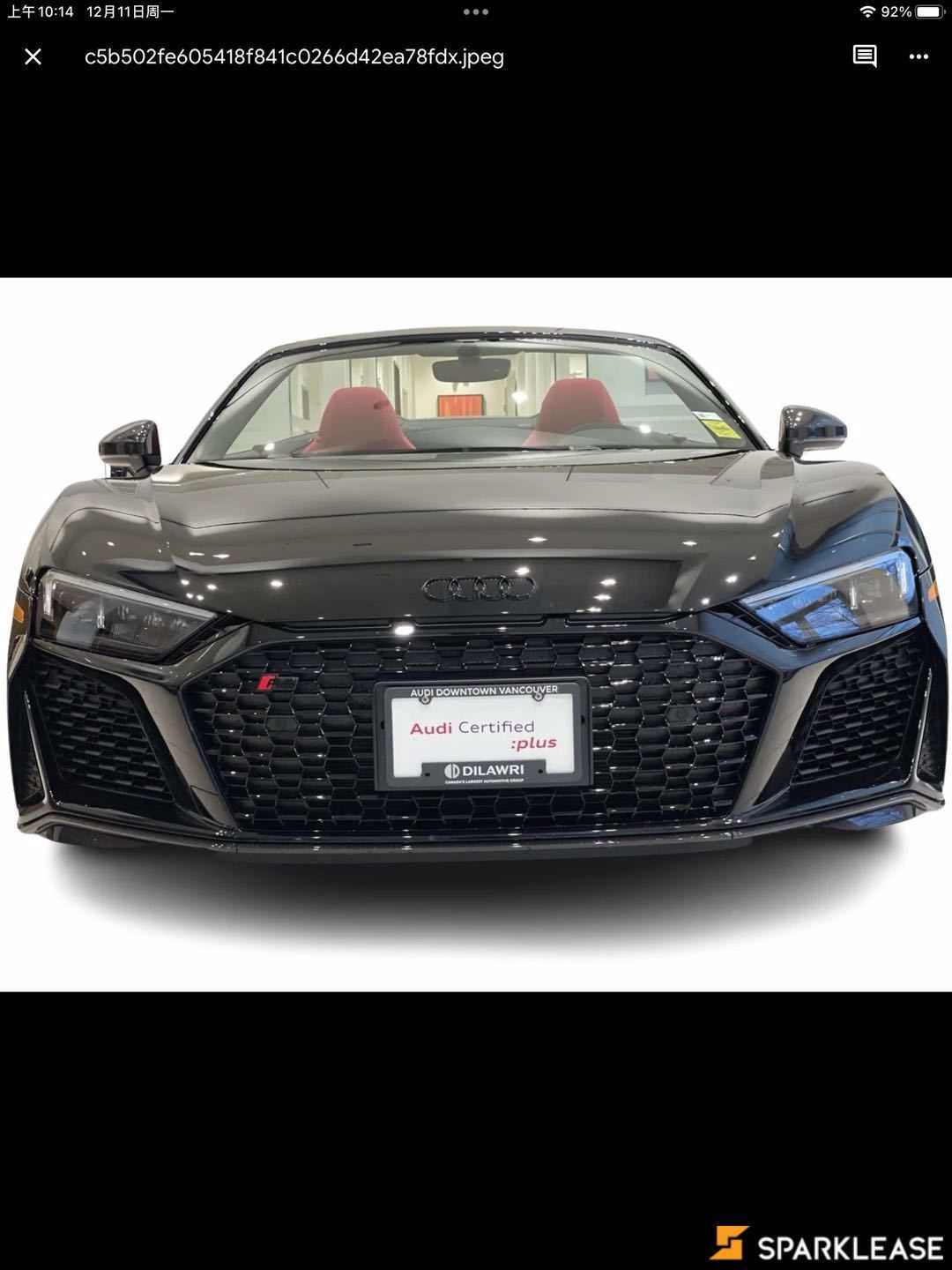2023 Audi R8 Spyder V10 performance quattro, Vancouver, Finance Quote Provided