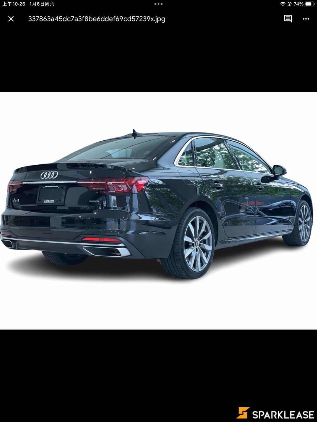 2023 Audi A4 Sedan Progressiv 45 TFSI quattro, 温哥华, 五大行Finance估价