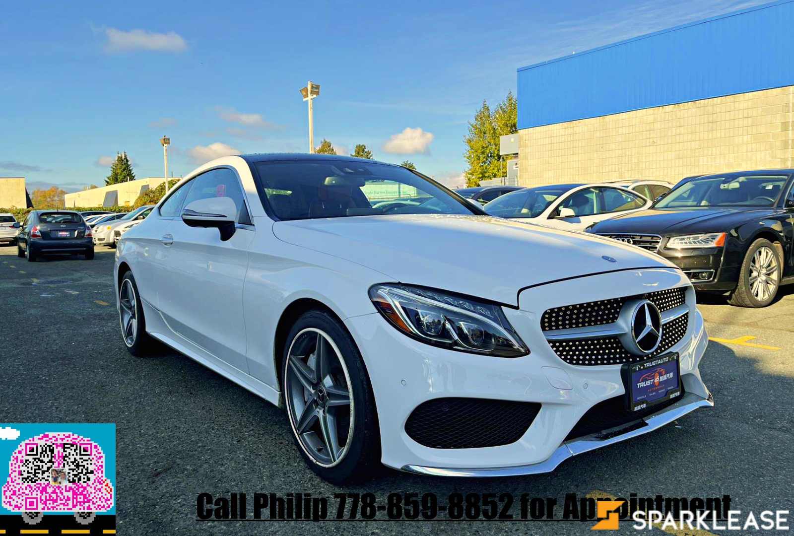 2017 Mercedes-Benz 2dr C 300 4MATIC,AMG Sport, 温哥华, 全款车