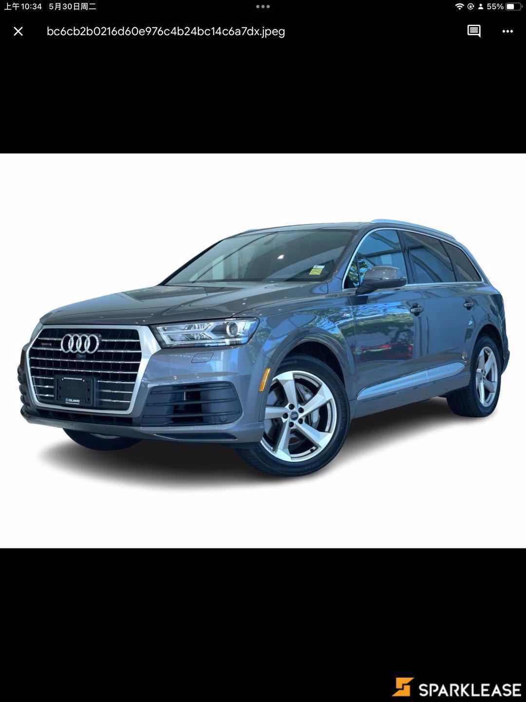 2019 Audi  Q7  Progressiv 55 TFSI quattro , 温哥华, 五大行Finance估价
