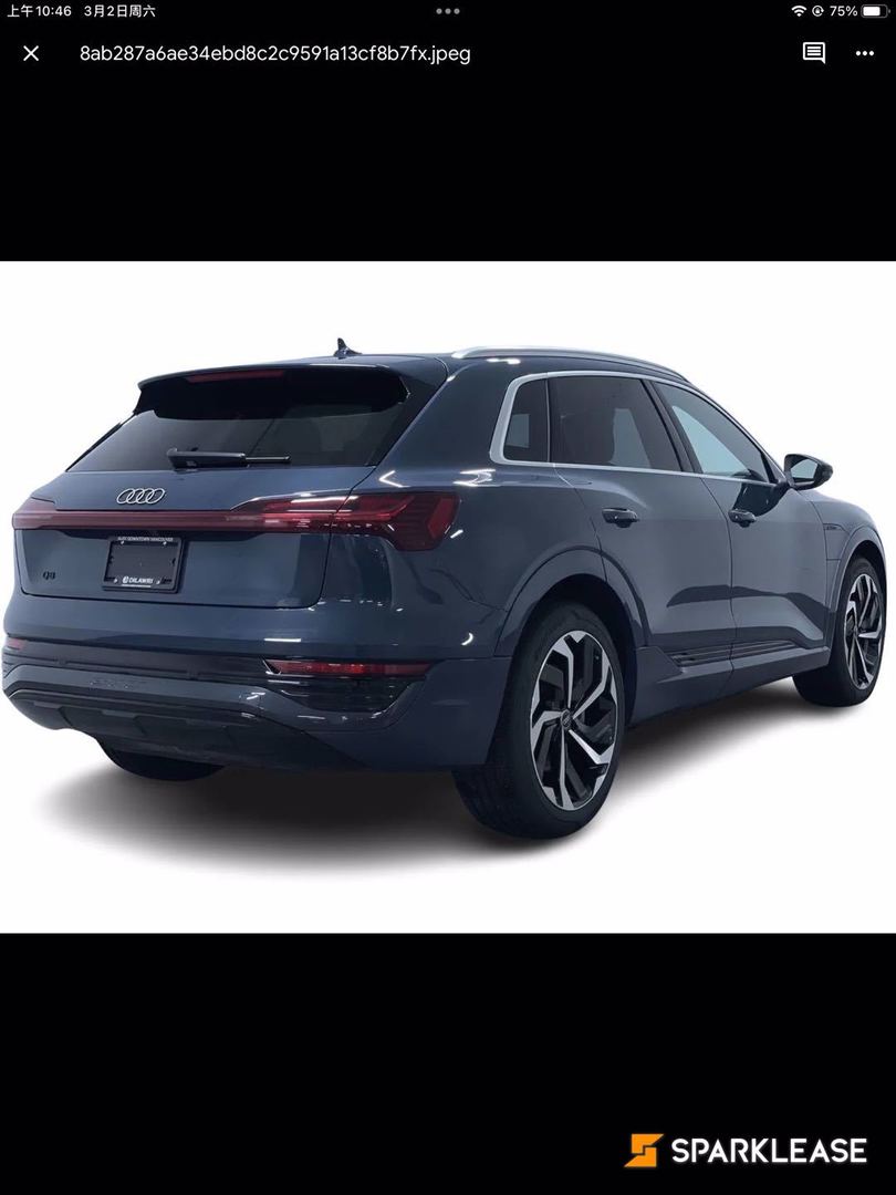 2024 Audi Q8 e-tron quattro, 温哥华, 五大行Finance估价