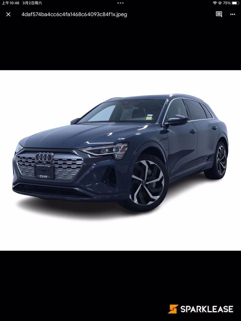 2024 Audi Q8 e-tron quattro, 温哥华, 五大行Finance估价