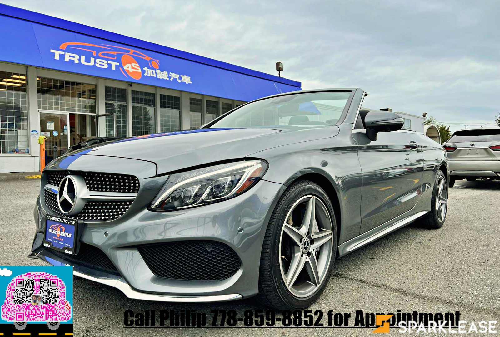 2018 Mercedes-Benz C-Class C 300 4MATIC Cabriolet, Vancouver, Cash