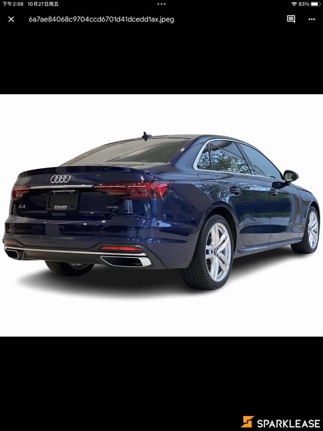 2020 Audi A4 Sedan Technik 2.0 TFSI quattro, Vancouver, Finance Quote Provided