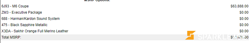 2016 BMW  M6  2dr Cpe , 多伦多, 五大行Finance估价